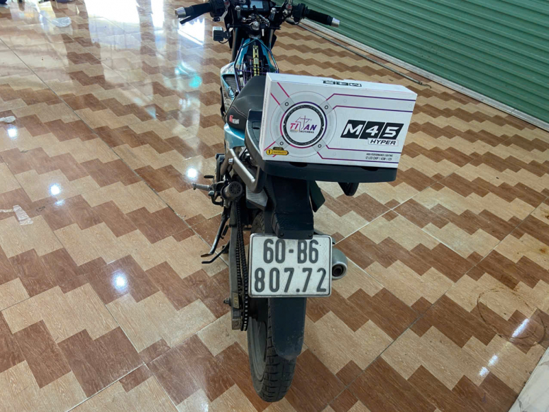 Độ đèn nâng cấp ánh sáng Trợ sáng Titan M45 Hyper cho xe Satria